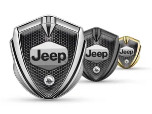 Jeep Emblema Metallico Badge Stile High-End Disegno Drift
